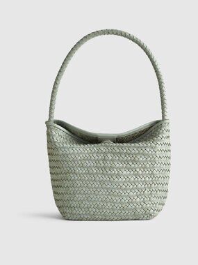 NWT Madewell Signature woven Bag Cloud sky Blue